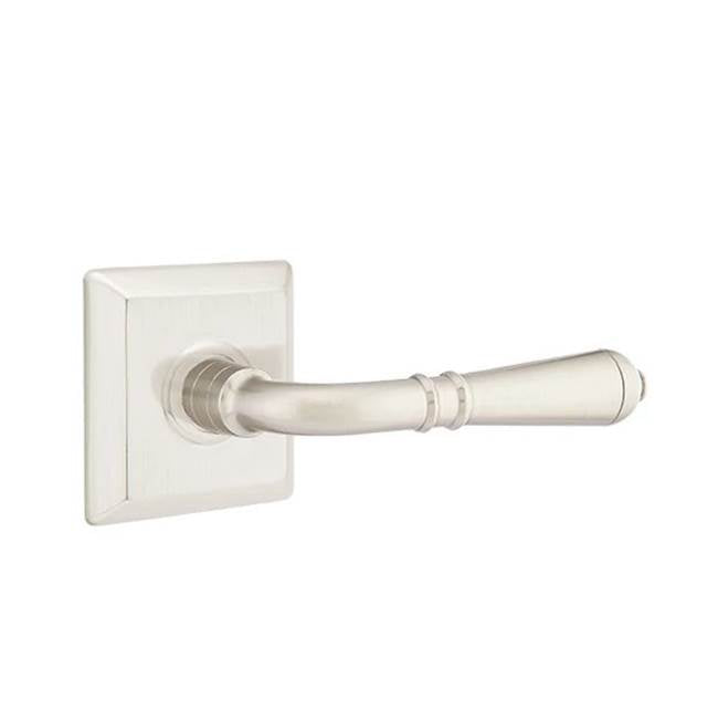 Emtek - Passage, Quincy Rosette, Turino Lever, LH, US15 - Satin Nickel