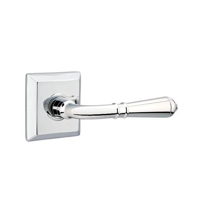 Emtek - Passage, Quincy Rosette, Turino Lever, RH, US26 - Polished Chrome