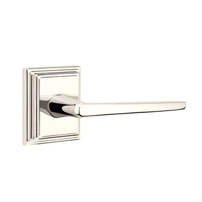 Emtek - Dummy, Wilshire Rosette, Hermes Lever, US14 - Polished Nickel