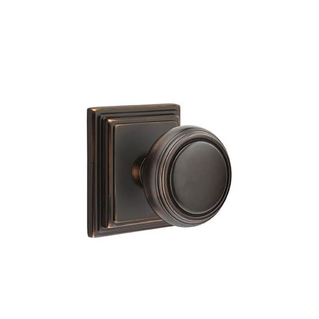 Emtek - Dummy, Wilshire Rosette, Norwich Knob, US10B - Oil Rubbed Bronze
