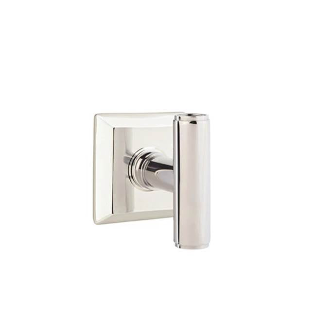 Emtek - Dummy, Quincy Rosette, The Ace Knob, US14 - Polished Nickel