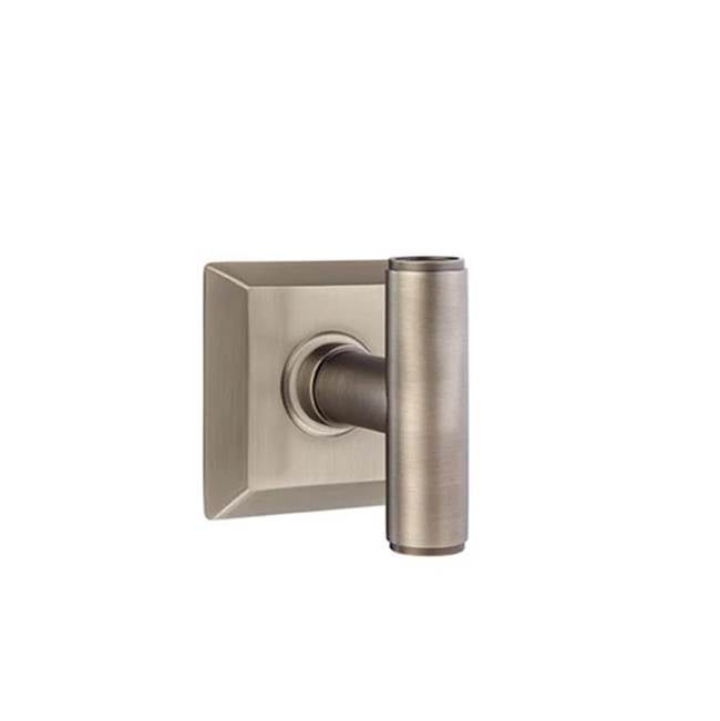 Emtek - Privacy, Quincy Rosette, The Ace Knob, US15A - Pewter