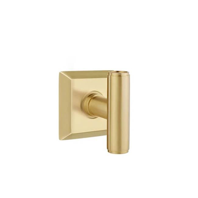 Emtek - Dummy, Quincy Rosette, The Ace Knob, US4 - Satin Brass