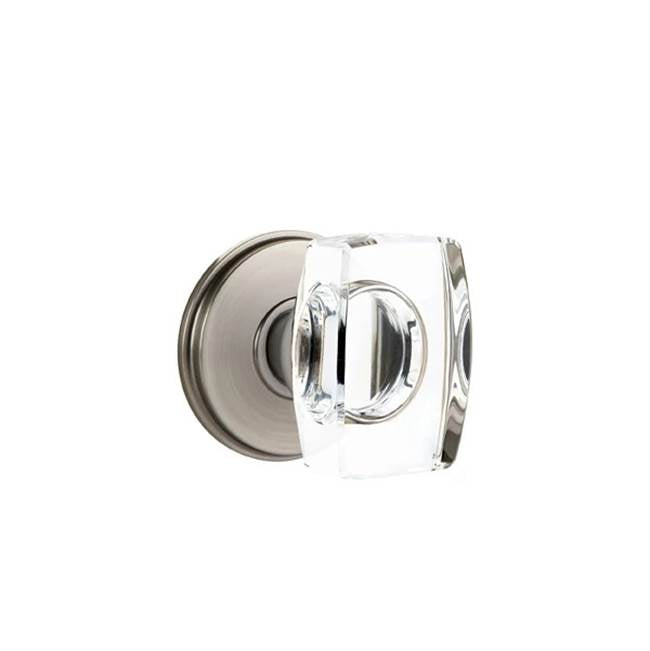 Emtek - Passage, Watford Rosette, Windsor Crystal Knob, US15A - Pewter