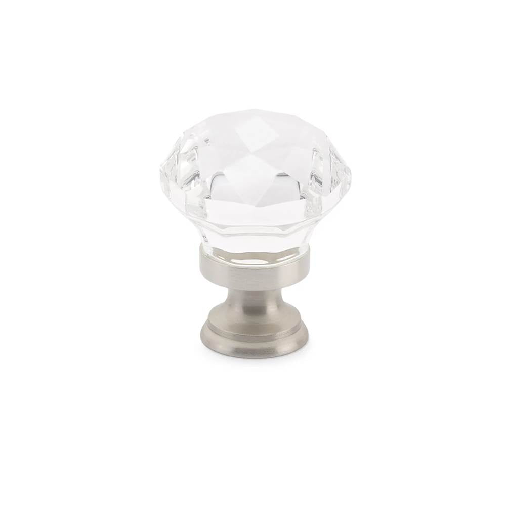 Emtek - Diamond Cabinet Knob, 1-1/4'', US15 - Satin Nickel