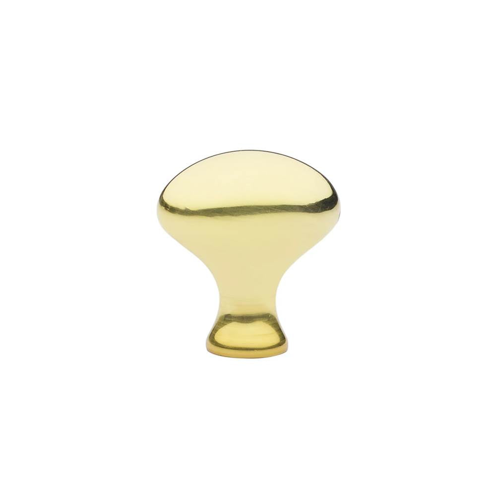 Emtek - Cabinet Knob, Brass Egg, 1-1/4'', US3 - Polished Brass