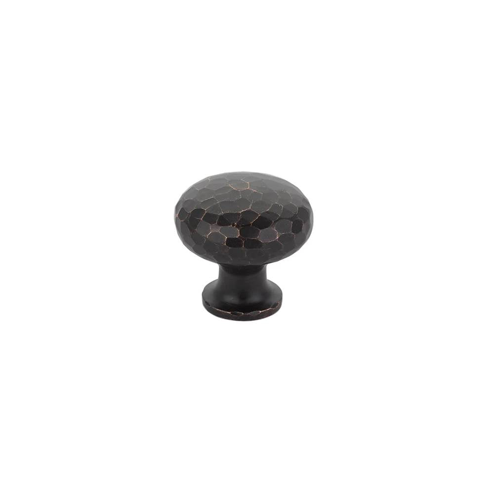 Emtek - Arts and Crafts Round Dimpled Knob, 1-1/4'', US10B - Oil Rubbed Bronze