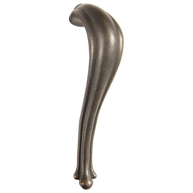 Emtek - Art Nouveau Pull, Fixed, RH - Medium Bronze Patina