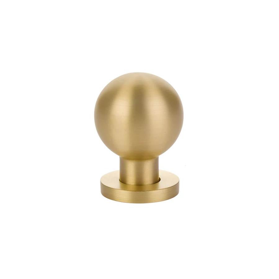 Emtek - Globe Knob, Cabinet, US4 - Satin Brass