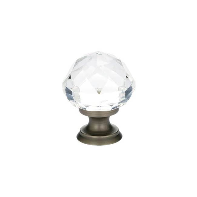 Emtek - Diamond Wardrobe Knob, 1-3/4'', US15A - Pewter
