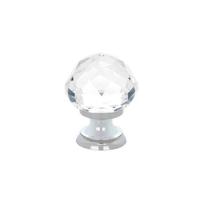 Emtek - Diamond Wardrobe Knob, 1-3/4'', US26 - Polished Chrome