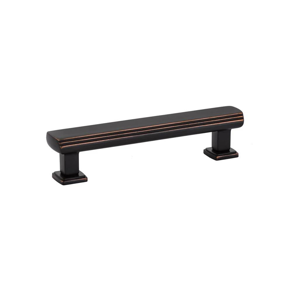 Emtek - Art Deco Pull, 4'' C-C, US10B - Oil Rubbed Bronze