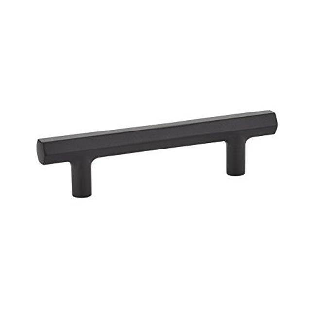 Emtek - Mod Hex Pull, Cabinet, 8'' C-C, US19 - Flat Black