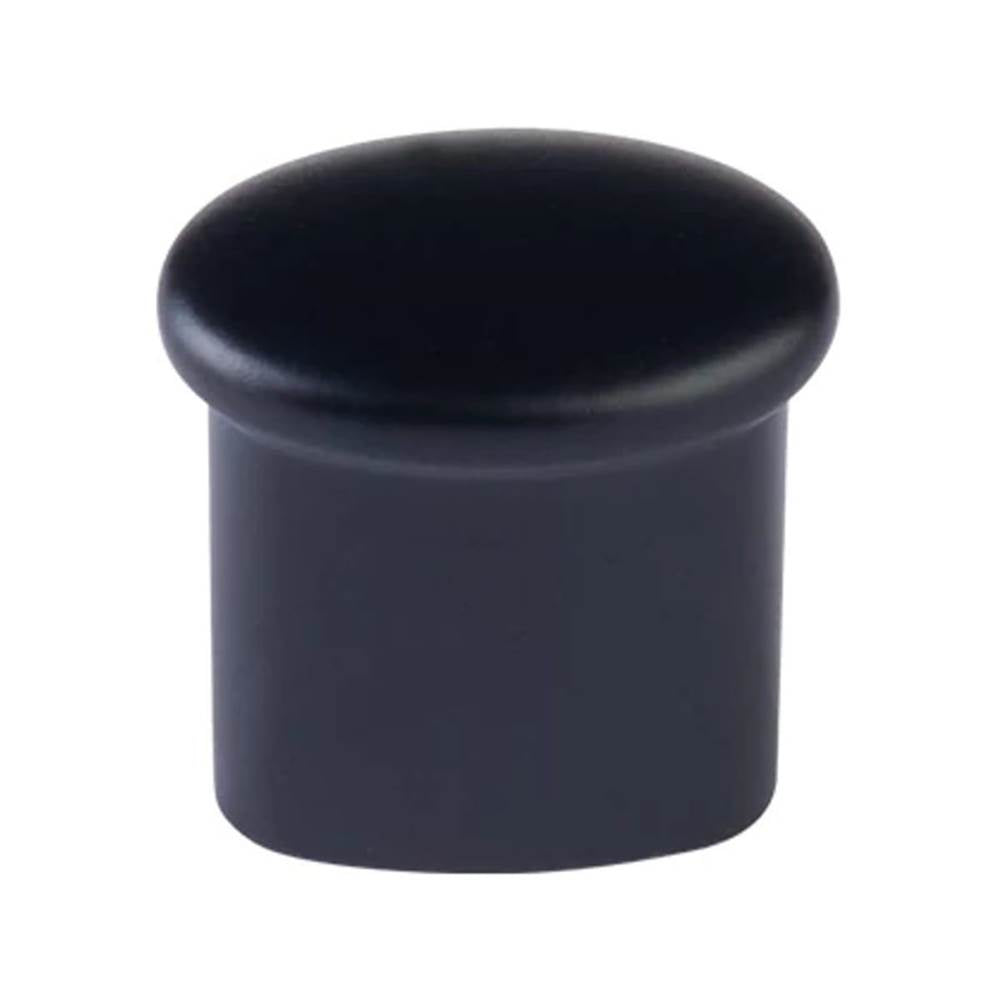 Emtek - Habitat, Cabinet Button Knob, US19 - Flat Black