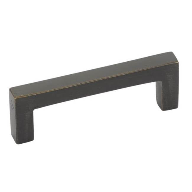 Emtek - Rustic Modern Cabinet Pull, 10'' C-C, TWB - Tumbled White Bronze