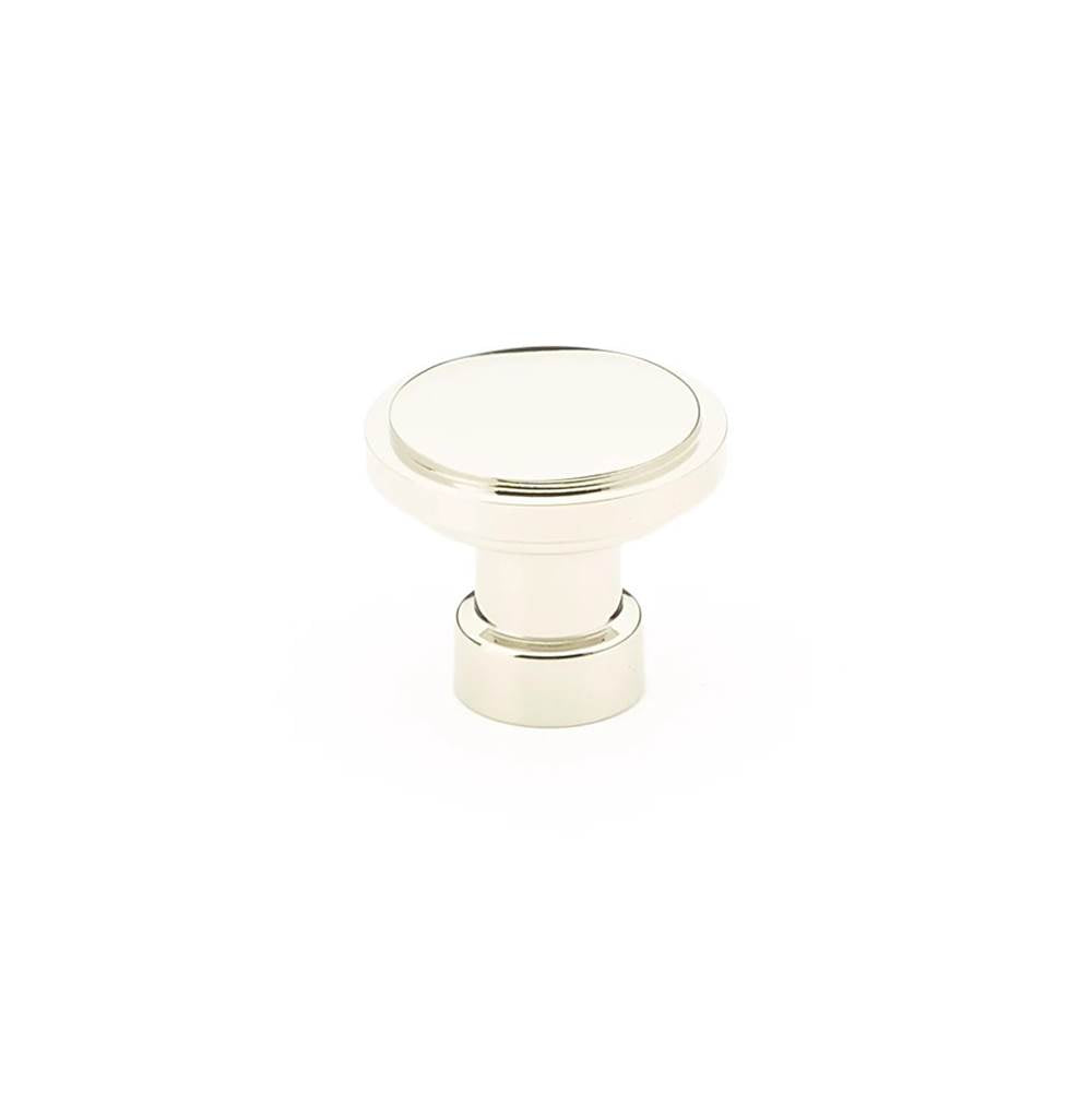 Emtek - Industrial Modern HAYDON CABINET KNOB, 1-1/4'', US14 - Polished Nickel