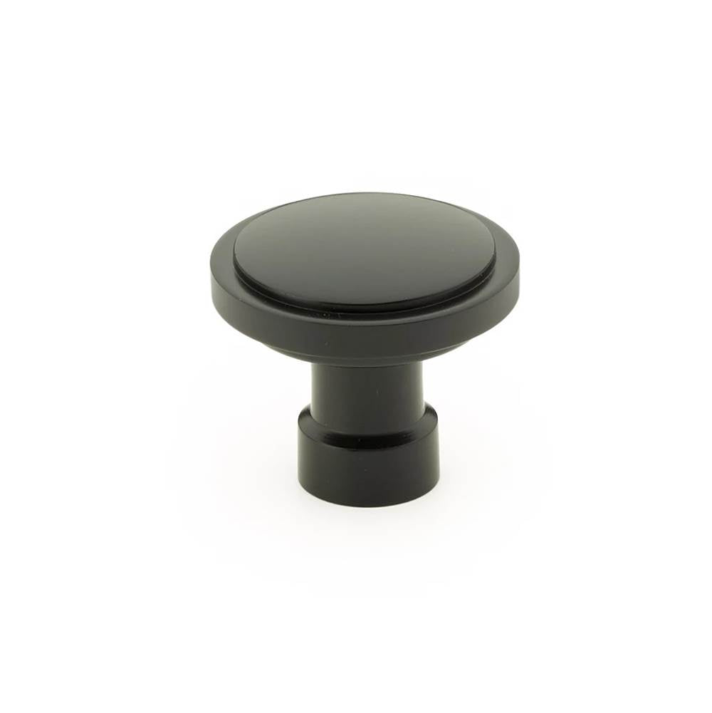 Emtek - Industrial Modern HAYDON WARDROBE KNOB, 1-3/4'', US19 - Flat Black