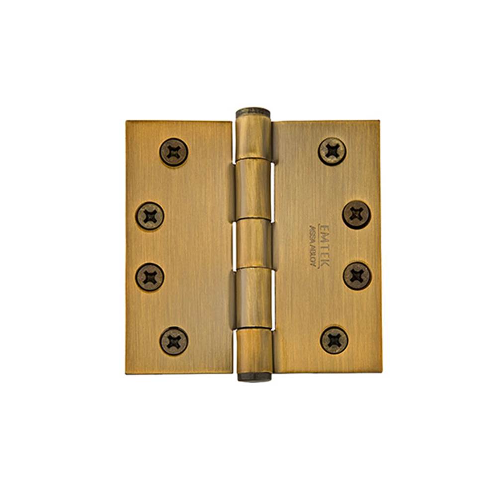 Emtek - 9200 Stl Hinge, HD, SqCr, 4, US7 - French Antique