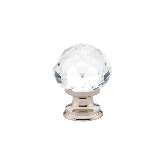 Emtek - Diamond Cabinet Knob, 1-1/4'', US14 - Polished Nickel