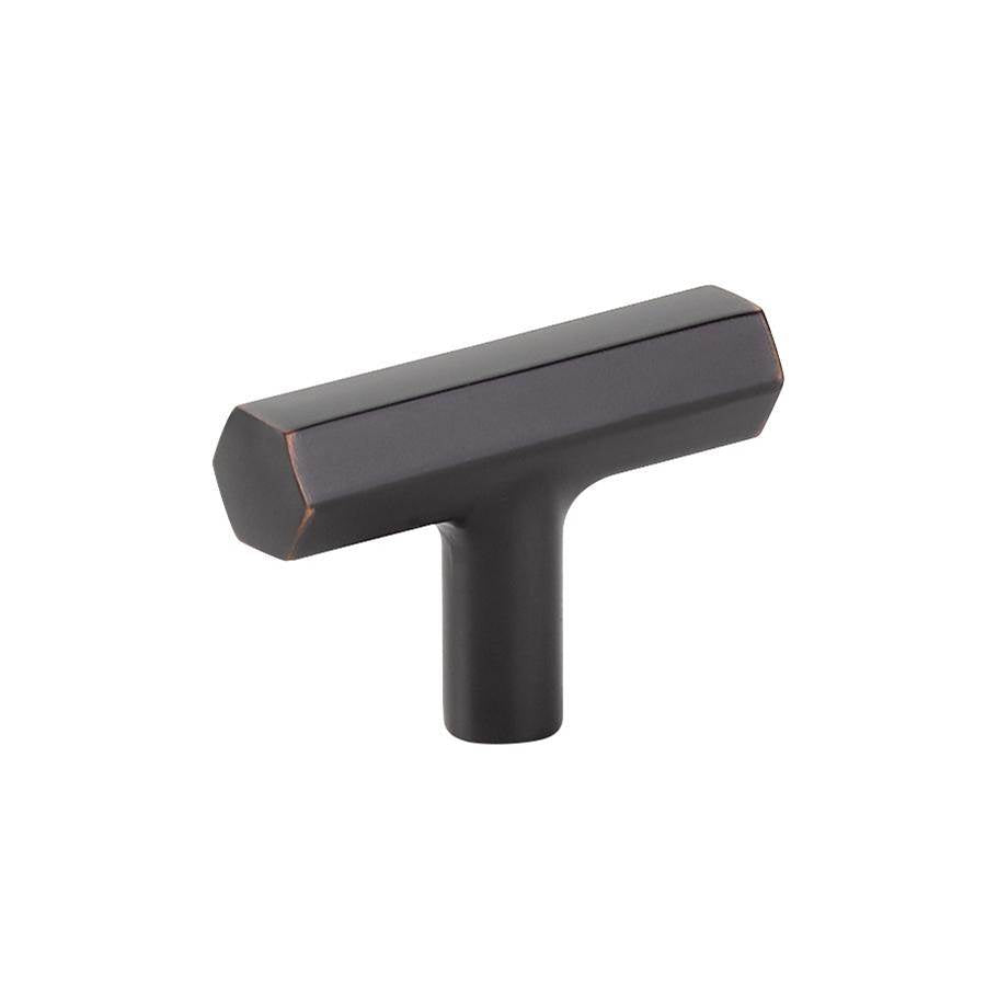 Emtek - Mod Hex T-Knob 2'', US10B - Oil Rubbed Bronze
