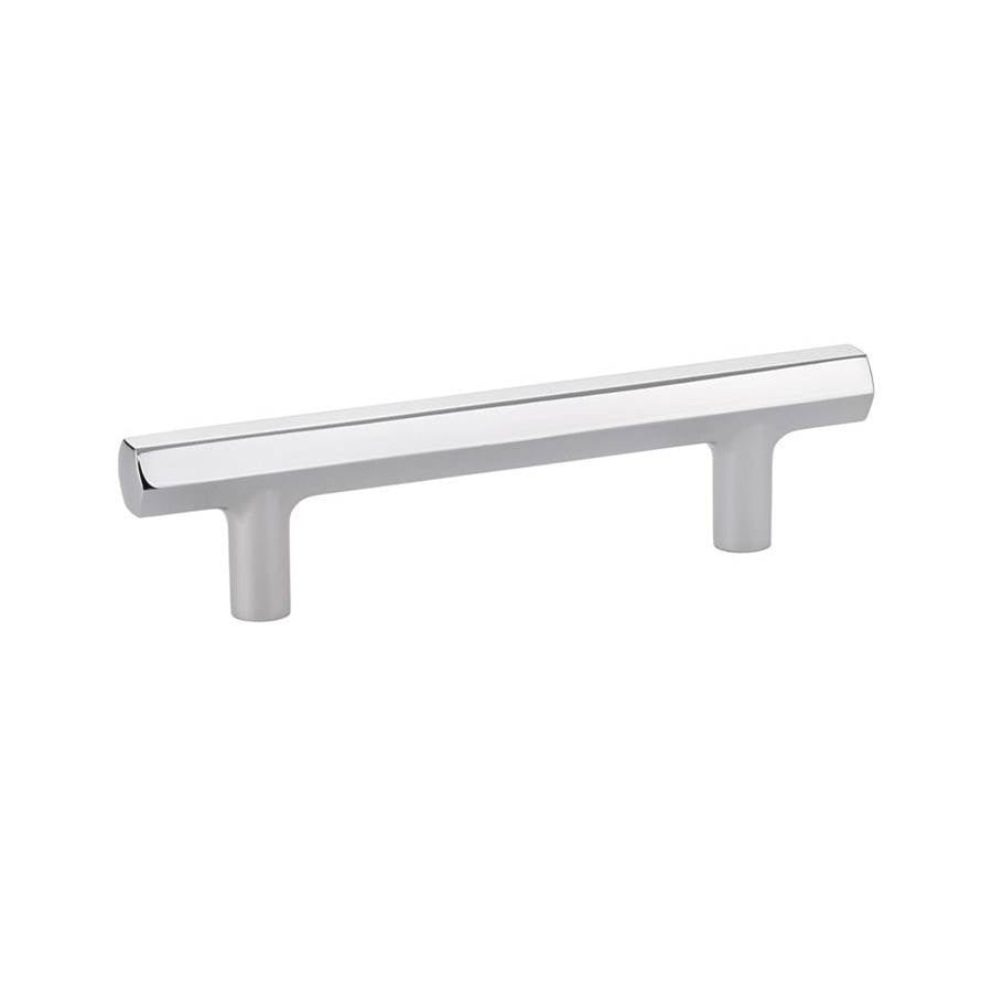 Emtek - Mod Hex Pull, Cabinet, 4'' C-C, US26 - Polished Chrome