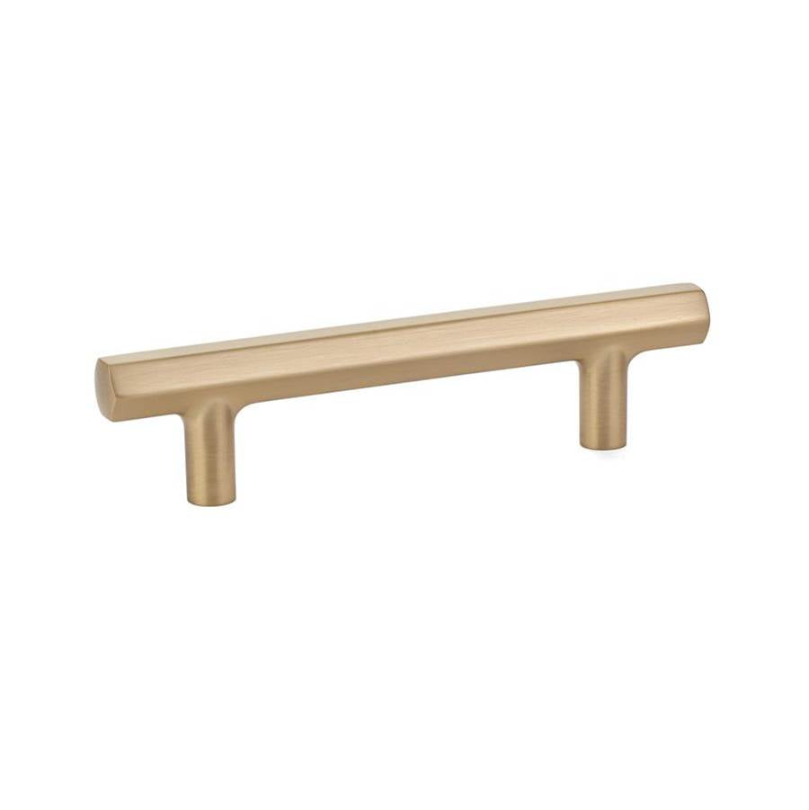 Emtek - Mod Hex Pull, Cabinet, 4'' C-C, US4 - Satin Brass