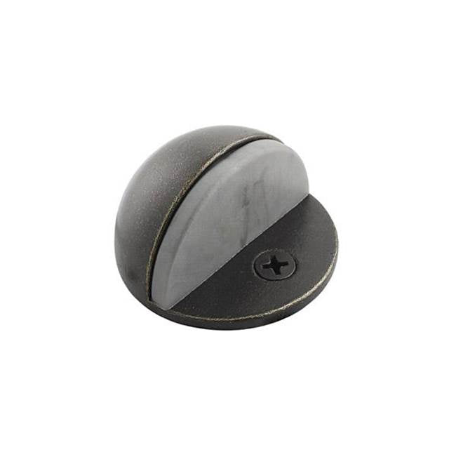 Emtek - Door Bumper, Low Base, US3NL - Unlacquered Brass
