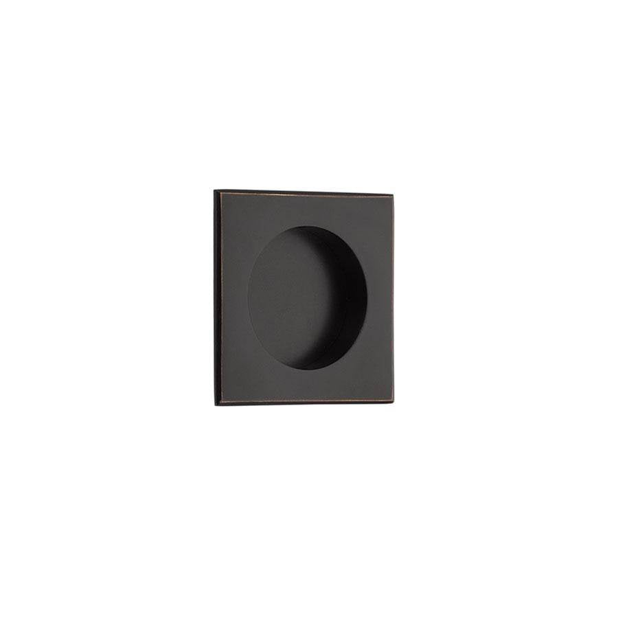 Emtek - Square Flush Pull with Round Bore, US10B - Oil Rubbed Bronze