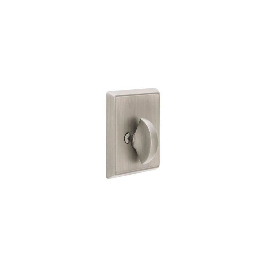Emtek - Rectangular Deadbolt, SglSided, US3NL - Unlacquered Brass