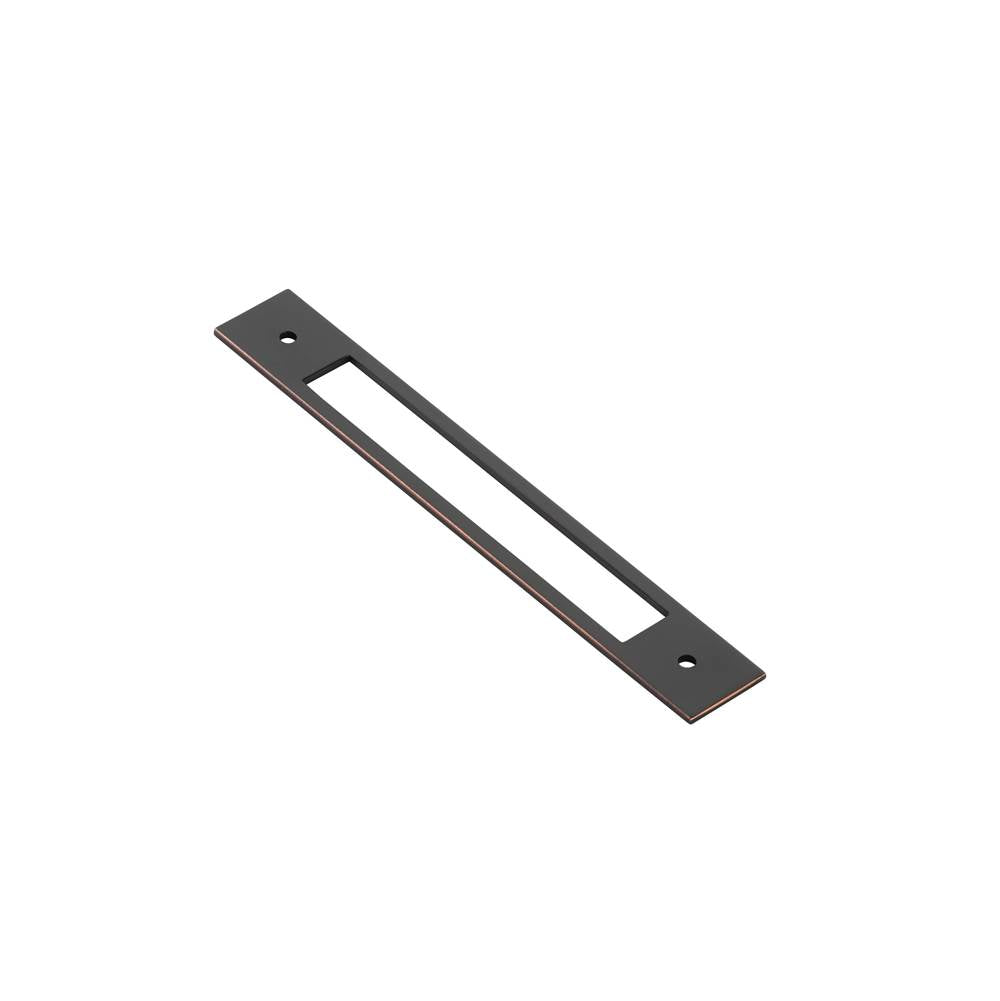 Emtek - Modern Backplate for cabinet pull, 6'' C-to-C, US10B - Oil Rubbed Bronze