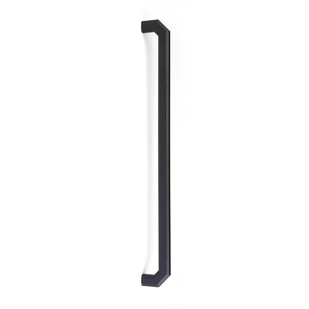 Emtek - Concealed Surface, Riviera Appliance Pull 18'' c-to-c, US19 - Flat Black