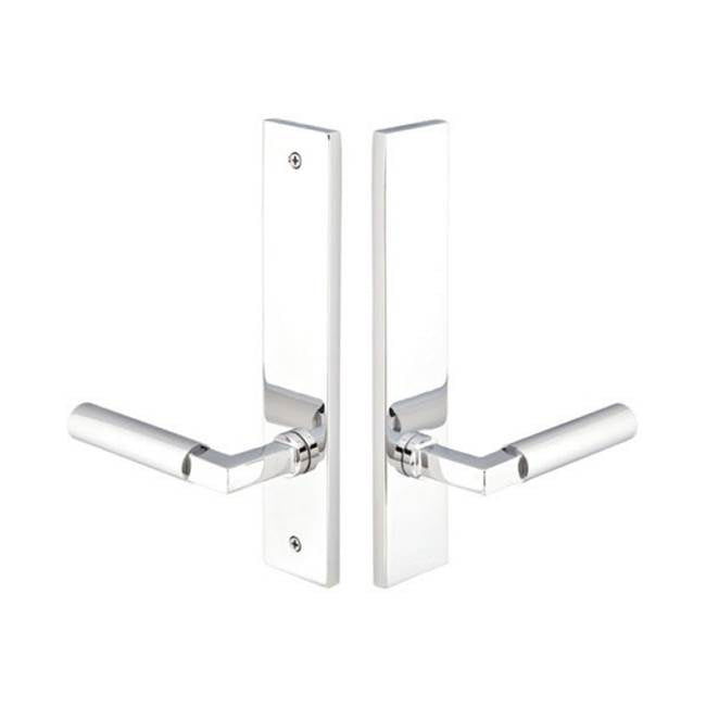 Emtek - Multi Point C3, Non-Keyed Passage, Modern Style, 2'' x 10'', Turino Lever, RH, US3NL - Unlacquered Brass