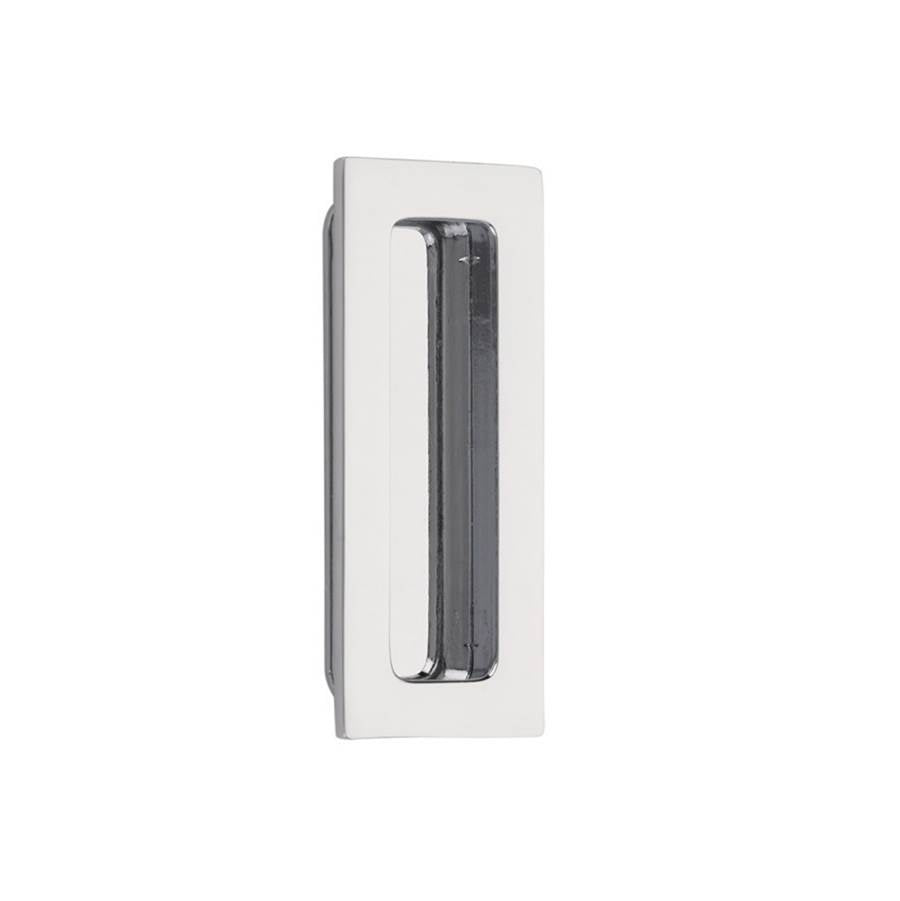 Emtek - Brass Modern Rectangular Flush Pull 4'', US26 - Polished Chrome