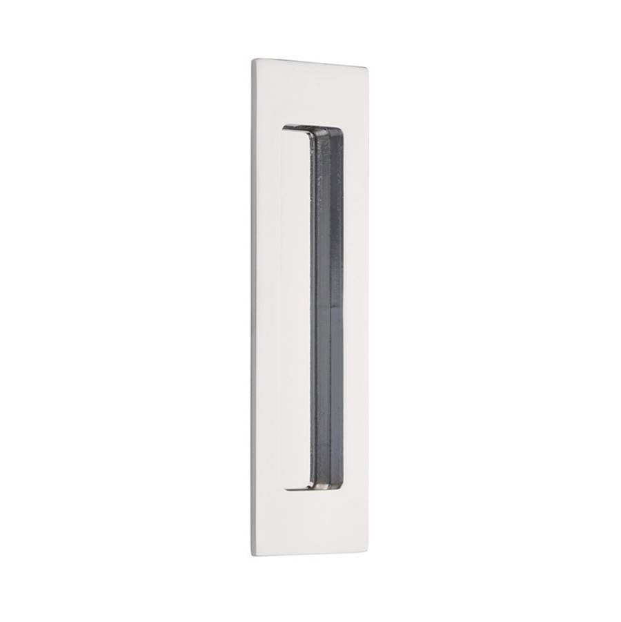 Emtek - Brass Modern Rectangular Flush Pull 7'', US26 - Polished Chrome