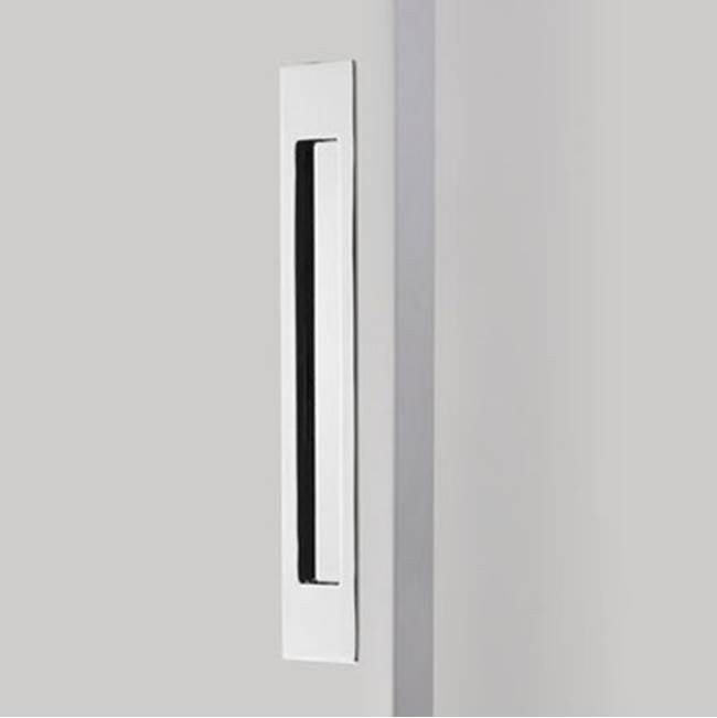 Emtek - Brass Modern Rectangular Flush Pull 14'', US26 - Polished Chrome