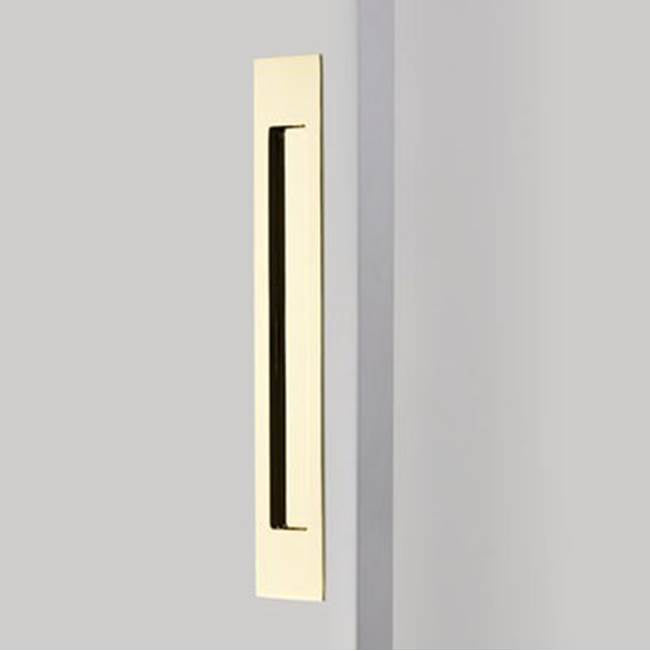 Emtek - Brass Modern Rectangular Flush Pull 14'', US3 - Polished Brass