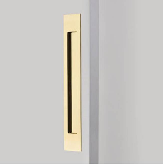 Emtek - Brass Modern Rectangular Flush Pull 14'', US3NL - Unlacquered Brass