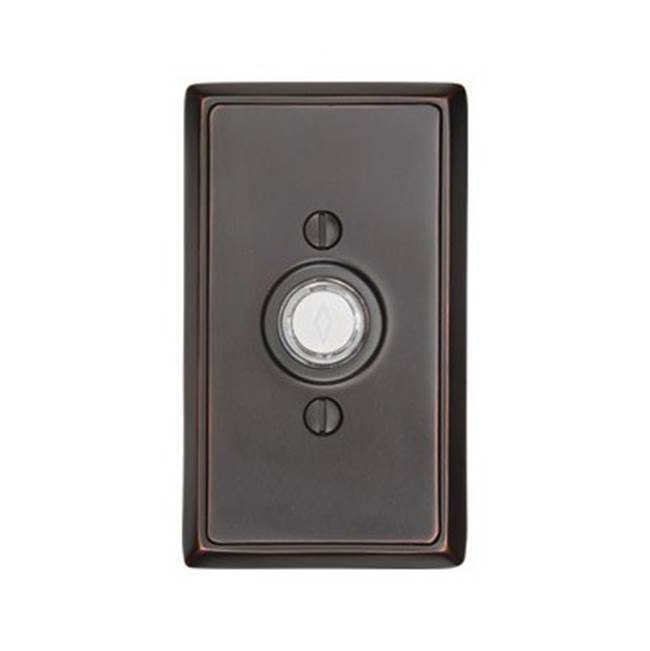 Emtek - Brass Drbell, Rect Ros, US4 - Satin Brass