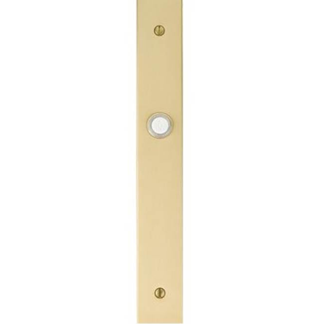 Emtek - Stretto Brass Doorbell 1-1/2'' x 11'', US4 - Satin Brass