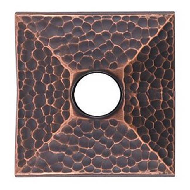Concealed, Privacy, Hammered Rosette, Modern Disc Crystal Knob, US10B