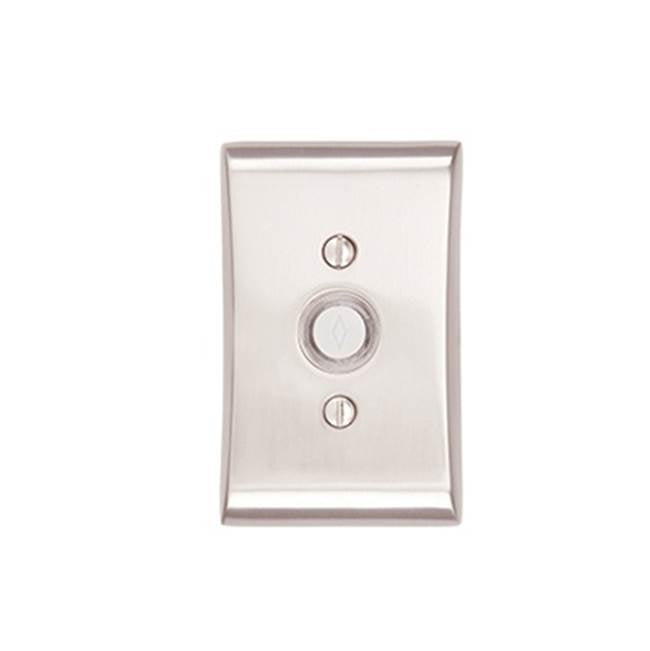 Emtek - Brass Doorbell, Neos Rosette, US14 - Polished Nickel