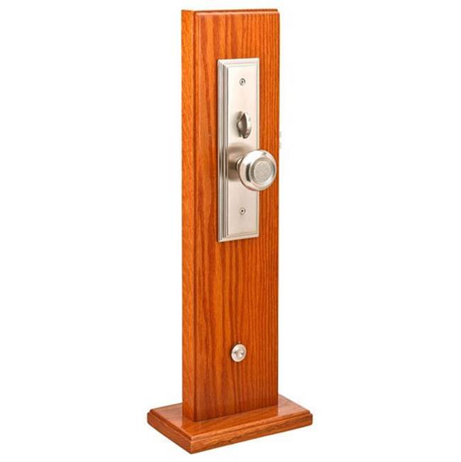 Entryset, F20, Melrose Mortise, 2-1/2 Backset, Lancaster Knob, RH, US10B