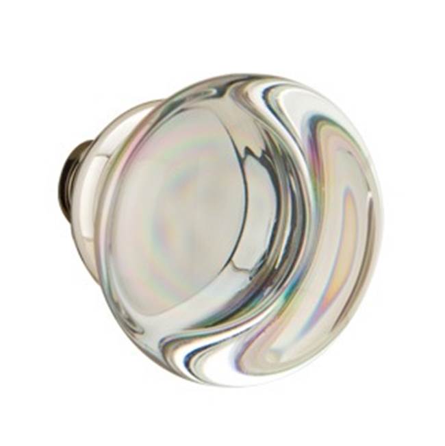 Knob x Knob Entryset, F20, Artemis Mortise, 2-1/2 Backset, Providence Crystal Knob, LH, US10B