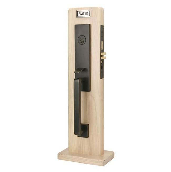 Emtek - Entryset, F13, Mormont Mortise, 2-3/4'' Backset, Melon Knob, RH, US3NL - Unlacquered Brass