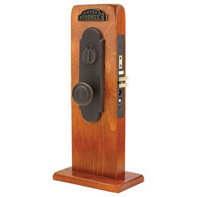 Knob x Knob Entryset, F13, Cheyenne Mortise, 2-3/4 Backset, Georgetown Knob, RH, FB