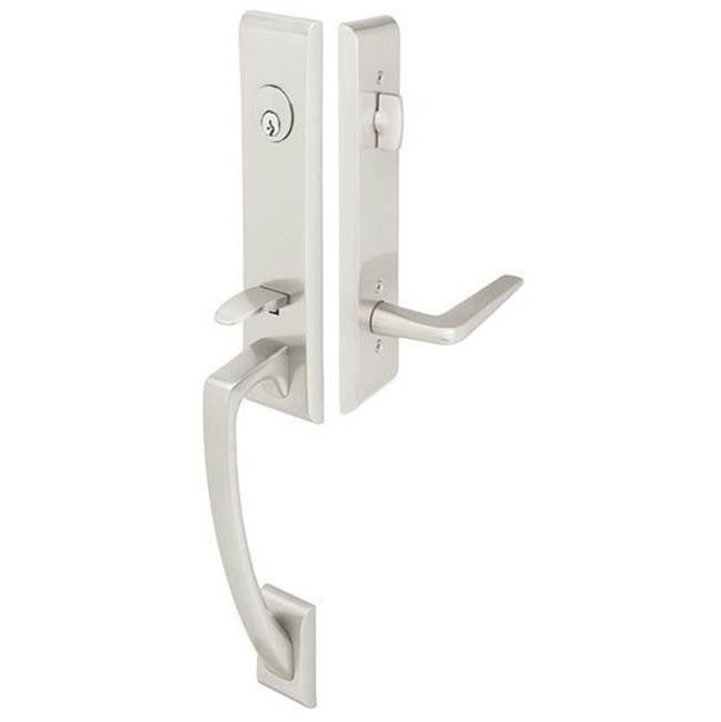 Emtek - Dummy, Apollo Tub Ent, Astoria Crystal Knob, US14 - Polished Nickel