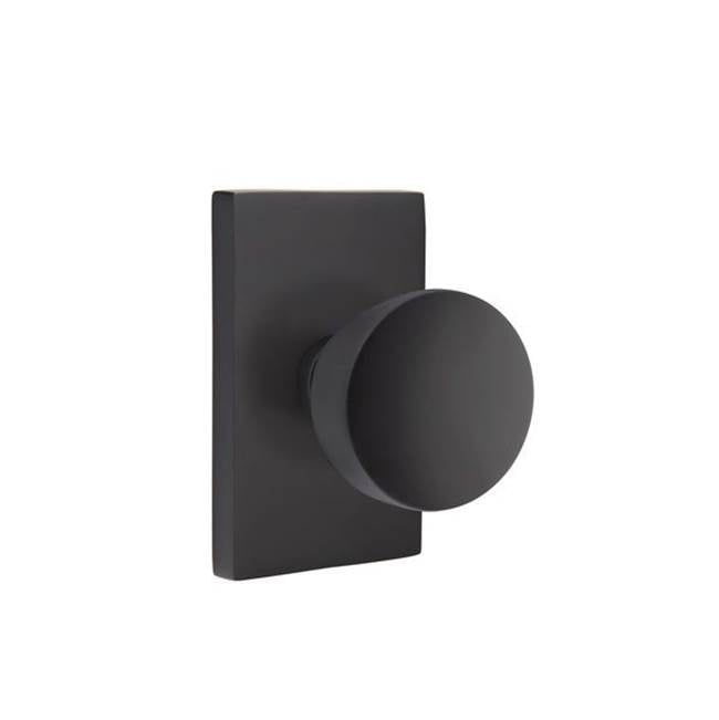 Concealed Fastener Passage, Urban Modern Rosette, Laurent Round Knob, US10B