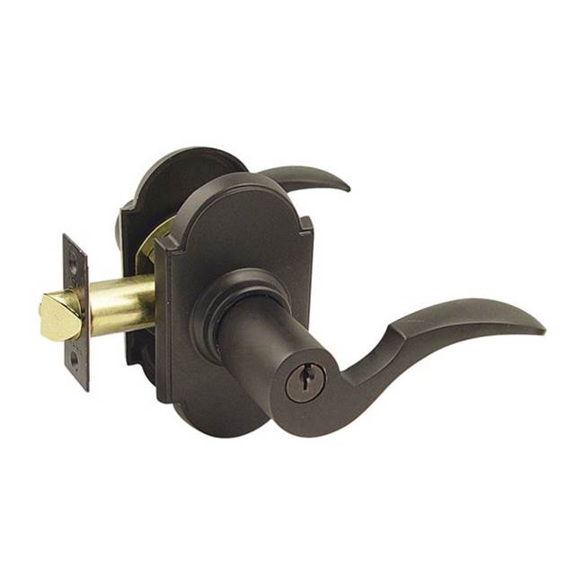 Emtek - KIL, Cortina Lever, No.8 Rosette, LH, US4 - Satin Brass