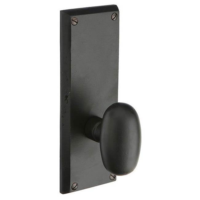 Emtek - Dummy Pair, Sideplate Locksets Rectangular Non-Keyed 7'', Durango Lever, TWB - Tumbled White Bronze