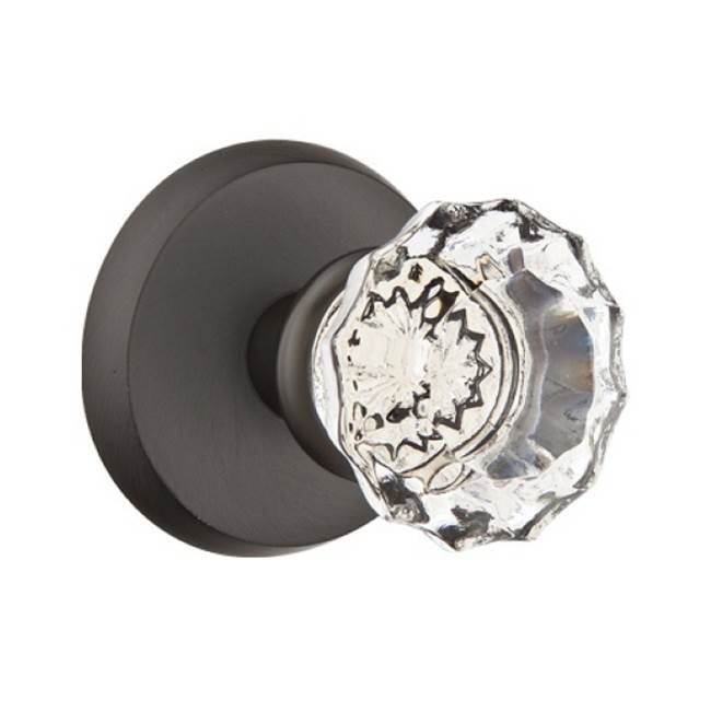 Concealed, Privacy, No.2 Rosette, Astoria Clear Knob, FB